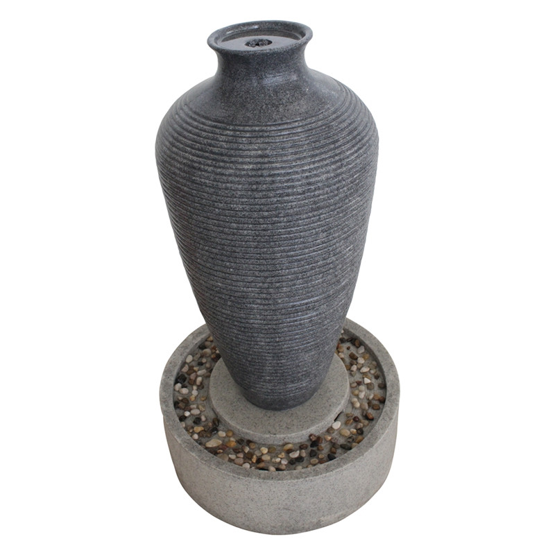 Round Jar with Base Water Fountain