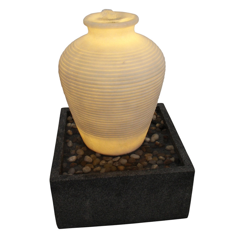 Jar Water Fountain Led Light